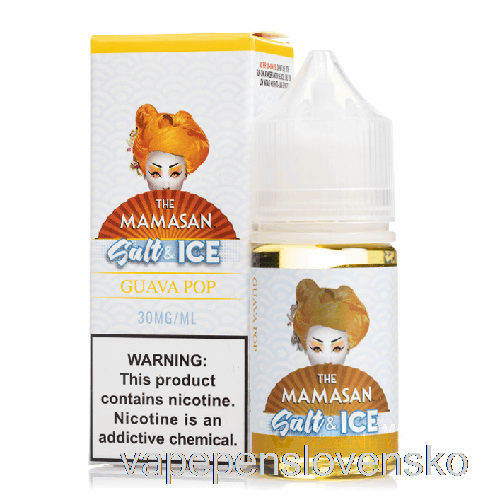 ľadová Guava Popová Soľ - The Mamasan E-liquid - 30ml 50mg Vape Shop Bratislava